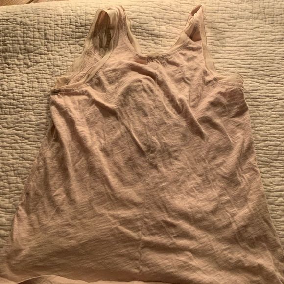 NORDSTROM HINGE Classy Casual Neutral Flowy Tank Top - Picture 4 of 6